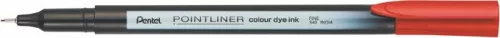 Tűfilc, 0,4 mm, PENTEL Pointliner, piros (PENS40B)