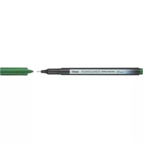 Tűfilc, 0,4 mm, PENTEL Pointliner, fenyőzöld (PENS40D)