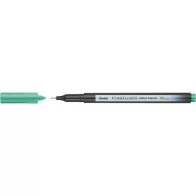 Tűfilc, 0,4 mm, PENTEL Pointliner, tengerzöld (PENS40D4)