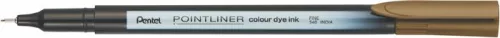 Tűfilc, 0,4 mm, PENTEL Pointliner, barna (PENS40E3)