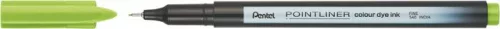 Tűfilc, 0,4 mm, PENTEL Pointliner, almazöld (PENS40K)
