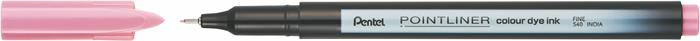 Tűfilc, 0,4 mm, PENTEL Pointliner, babarózsaszín (PENS40P2)