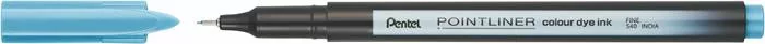 Tűfilc, 0,4 mm, PENTEL Pointliner, tengerkék (PENS40S2)