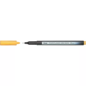 Tűfilc, 0,4 mm, PENTEL Pointliner, okkersárga (PENS40Y)