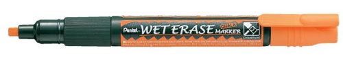 Krétamarker, 2-4 mm, megfordítható hegy, PENTEL SMW26, narancs (PENSMW26N)