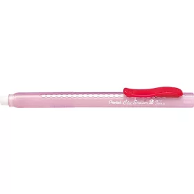   Radírstift, tolóbetétes, PENTEL ZE11-A, piros klip (PENZE11P)
