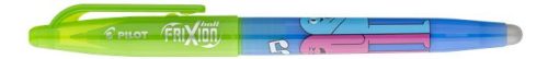 Rollertoll, 0,35 mm, törölhető, kupakos, PILOT Frixion Ball Friends, világoszöld (PFBFVZ)