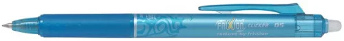 Rollertoll, 0,25 mm, törölhető, nyomógombos, PILOT Frixion Clicker, világoskék (PFCRVK)