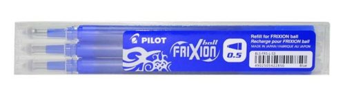 Rollertoll betét, 0,25 mm, törölhető, PILOT Frixion Ball/Clicker, kék (PFRBK1)