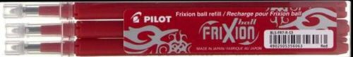 Rollertoll betét, 0,35 mm, törölhető, PILOT Frixion Ball/Clicker, piros (PFRBP2)