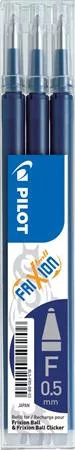 Rollertoll betét, 0,25 mm, törölhető, PILOT Frixion Ball/Clicker, tintakék (PFRBTK1)