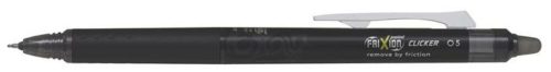 Rollertoll, 0,25 mm, tűhegyű, nyomógombos, törölhető, PILOT Frixion Point Clicker , fekete (PFRP5B)