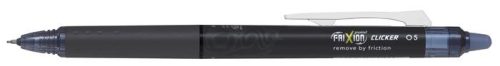 Rollertoll, 0,25 mm, tűhegyű, nyomógombos, törölhető, PILOT Frixion Point Clicker , tintakék (PFRP5BB)