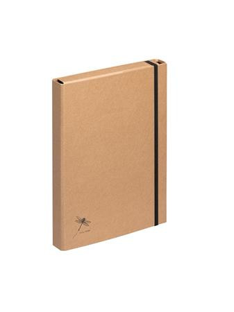 Füzetbox, A4, 40 mm, nátronpapír, PAGNA Pur, barna (PG2131611)