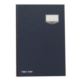   Aláírókönyv, A4, 20 rekeszes, karton, PAGNA, kék (PG2420202)