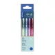 Zseléstoll készlet, 0,32 mm, nyomógombos, PILOT G-2 Bubble, kék, 4 különböző minta (PG2449065)