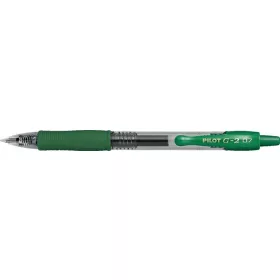 Zseléstoll, 0,32 mm, nyomógombos, PILOT G-2, zöld (PG27G)