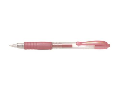 Zseléstoll, 0,32 mm, nyomógombos, PILOT G-2 Metallic, rózsaszín (PG2MZSR)