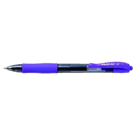  Zseléstoll, 0,32 mm, nyomógombos, PILOT G-2, lila (PG2ZS7L)