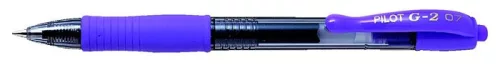 Zseléstoll, 0,32 mm, nyomógombos, PILOT G-2, lila (PG2ZS7L)