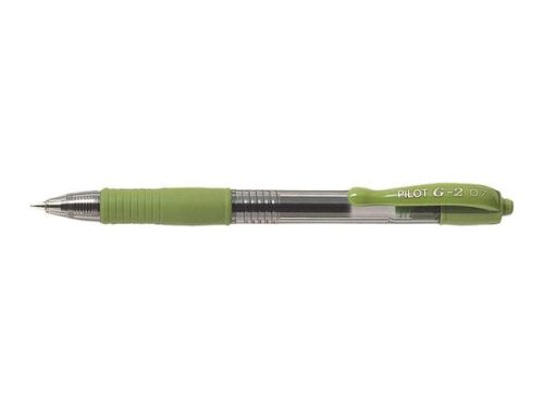 Zseléstoll, 0,32 mm, nyomógombos, PILOT G-2, világoszöld (PG2ZS7VZ)