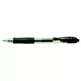   Zseléstoll, 0,25 mm, nyomógombos, PILOT G-2, fekete (PG2ZSFK)