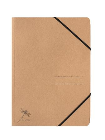 Gumis mappa, karton, A4, PAGNA Pur, kraft (PG4006711)