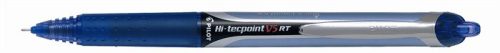 Rollertoll, 0,25 mm, tűhegyű, nyomógombos, PILOT Hi-Tecpoint V5 RT, kék (PHTRTRK)