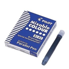 Töltőtoll patron, PILOT Parallel Pen, kék (PICPS6L)