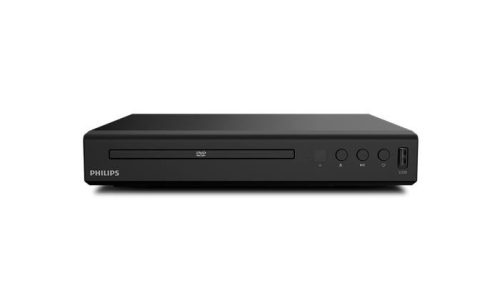 DVD-lejátszó, asztali, PHILIPS TAEP200, fekete (PL2000BK)
