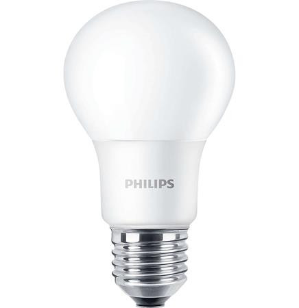 LED izzó, E27, gömb, 8W, 806lm, 2700K, A60, PHILIPS CorePro (PLED302)
