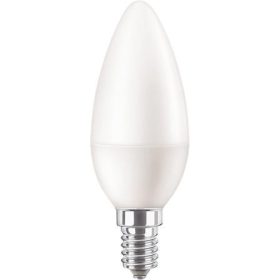   LED izzó, E14, gyertya, B38, 7W, 806lm, 4000K, PHILIPS CorePro (PLED40)