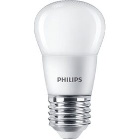   LED izzó, E27, kisgömb, P45, 5W, 470lm, 2700K, PHILIPS CorePro (PLED53)