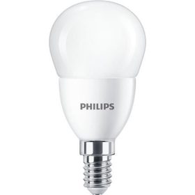   LED izzó, E14, kisgömb, P48, 7W, 806lm, 4000K, PHILIPS CorePro (PLED55)