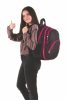 Hátizsák, 2in1, notebook tartóval és audió csatlakozóval, PULSE Teens, pink-fekete (PLS121793L)