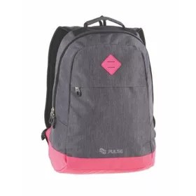   Hátizsák, notebook tartóval, PULSE Bicolor, szürke-pink (PLS121939L)