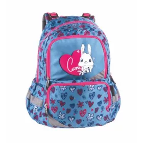  Hátizsák, anatómiai, PULSE Anatomic Little Rabbit, kék-rózsaszín (PLS122008L)