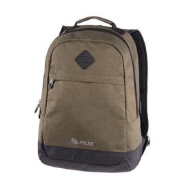   Hátizsák, notebook tartóval, PULSE Bicolor Olive, zöld (PLS122250)