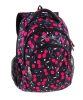Hátizsák, média csatlakozóval, PULSE Teens Pink Cherry (PLS122282L)