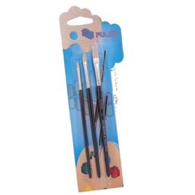 Ecsetkészlet, no 2-6-10, fa PULSE, lapos (PLS220236)