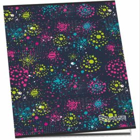   Füzet, tűzött, A4, kockás, 52 lap, PULSE Girls (PLS220241)