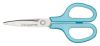 Olló, általános, 17,5 cm, PLUS Fitcut Curve, világoskék (PLUS35052)