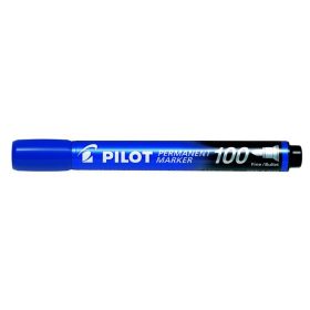   Alkoholos marker, 1 mm, kúpos, PILOT Permanent Marker 100, kék (PPM100K)