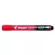 Alkoholos marker, 1 mm, kúpos, PILOT Permanent Marker 100, piros (PPM100P)