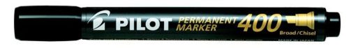 Alkoholos marker, 1,5-4 mm, vágott, PILOT Permanent Marker 400, fekete (PPM400FK)