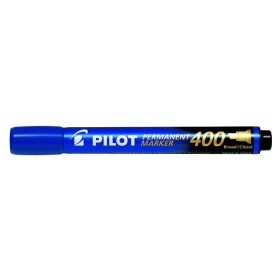  Alkoholos marker, 1,5-4 mm, vágott, PILOT Permanent Marker 400, kék (PPM400K)
