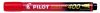 Alkoholos marker, 1,5-4 mm, vágott, PILOT Permanent Marker 400, piros (PPM400P)