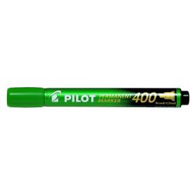   Alkoholos marker, 1,5-4 mm, vágott, PILOT Permanent Marker 400, zöld (PPM400Z)