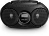 Rádió, CD-lejátszóval, PHILIPS AZ215, fekete (PR215B)
