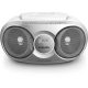 Rádió, CD-lejátszóval, PHILIPS AZ215, ezüst (PR215S)
